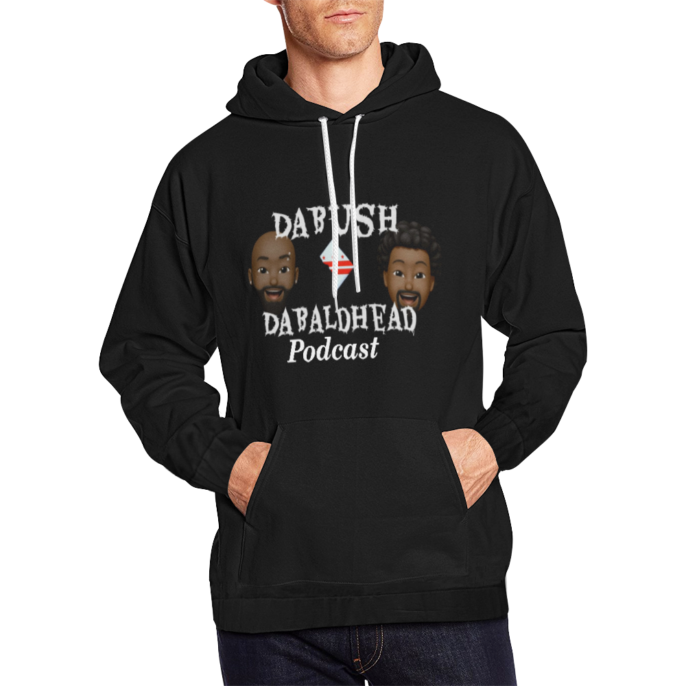 DaBush&DaBaldHead podcast hoodie All Over Print Hoodie for Men (USA Size) (Model H13)