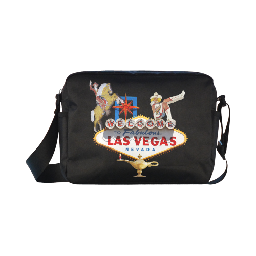 Las Vegas Welcome Sign Classic Cross-body Nylon Bags (Model 1632)