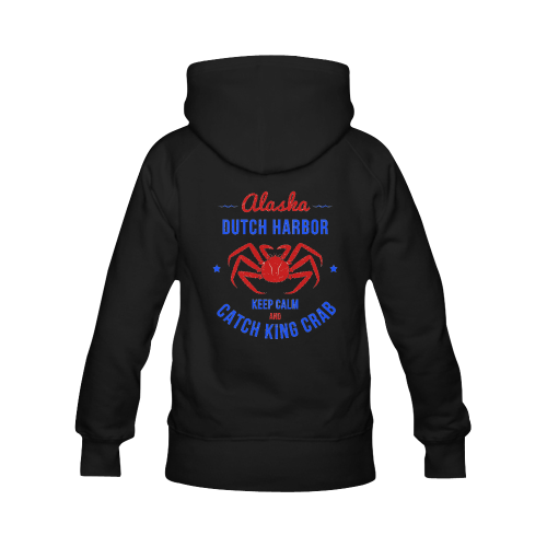 Keep Calm And Catch King Crab Dutch Harbor Alaska Men's Classic Hoodie (Remake) (Model H10)
