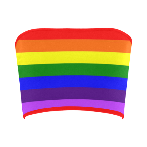Rainbow Flag (Gay Pride - LGBTQIA+) Bandeau Top