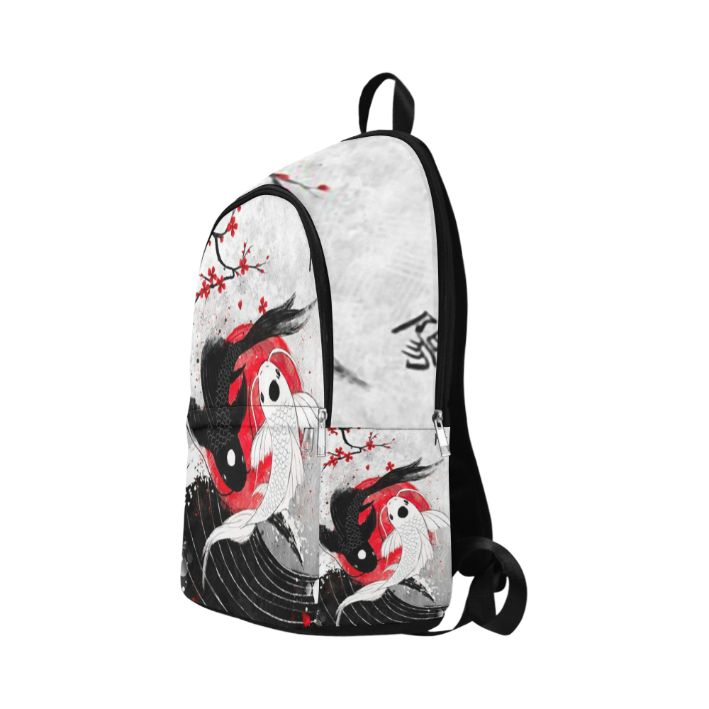 Koi Fish Backpack Fabric Backpack for Adult (Model 1659)