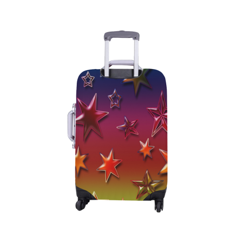 Rainbow Stars Luggage Cover/Small 18"-21"