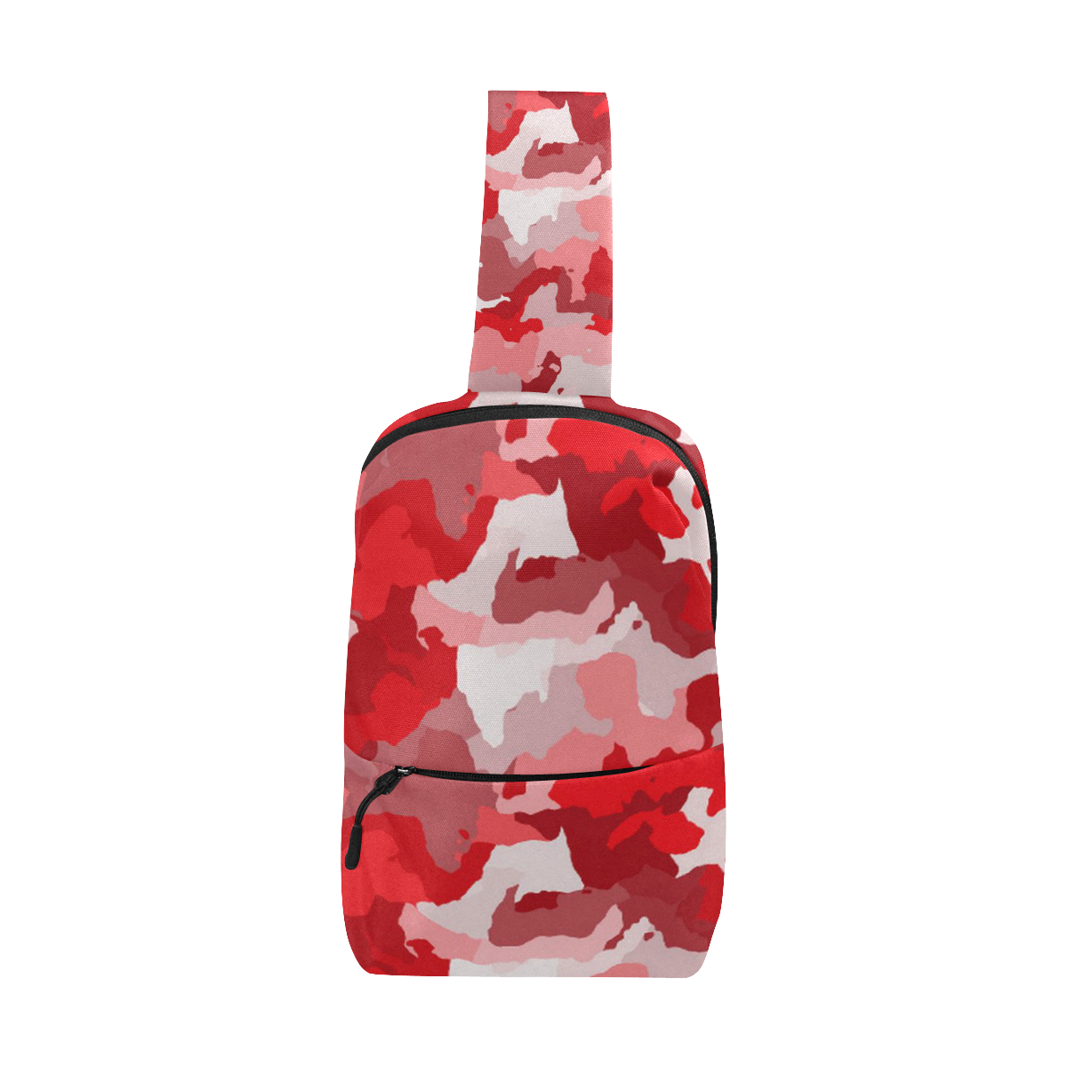 camouflage red Chest Bag (Model 1678)