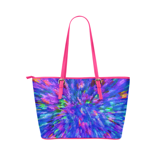 COLORS OF PASSION Leather Tote Bag/Large (Model 1651)