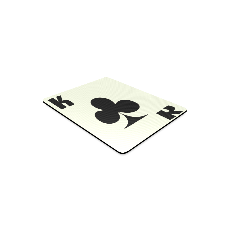 Playing Card King of Clubs Rectangle Mousepad