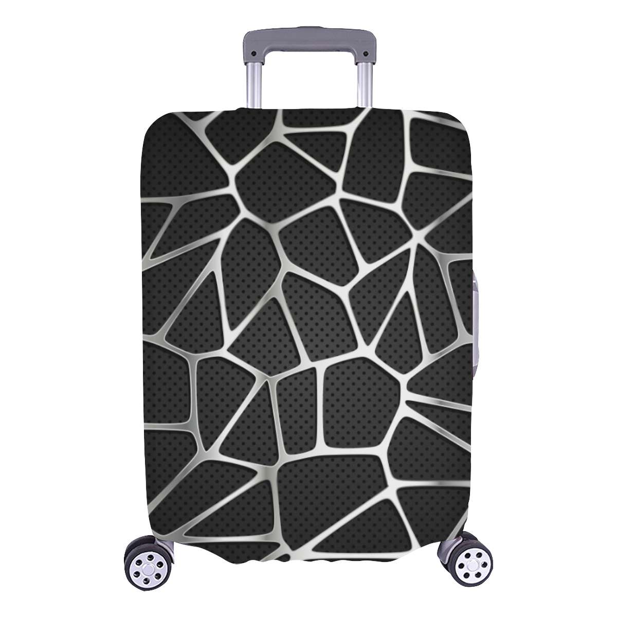 cracked metal Luggage Cover/Large 26"-28"