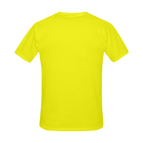 On The List Logo Yellow Tee - Logo From The Eddie Warner Story's First Novel "On The List  Men's T-Shirt in USA Size (Front Printing Only)