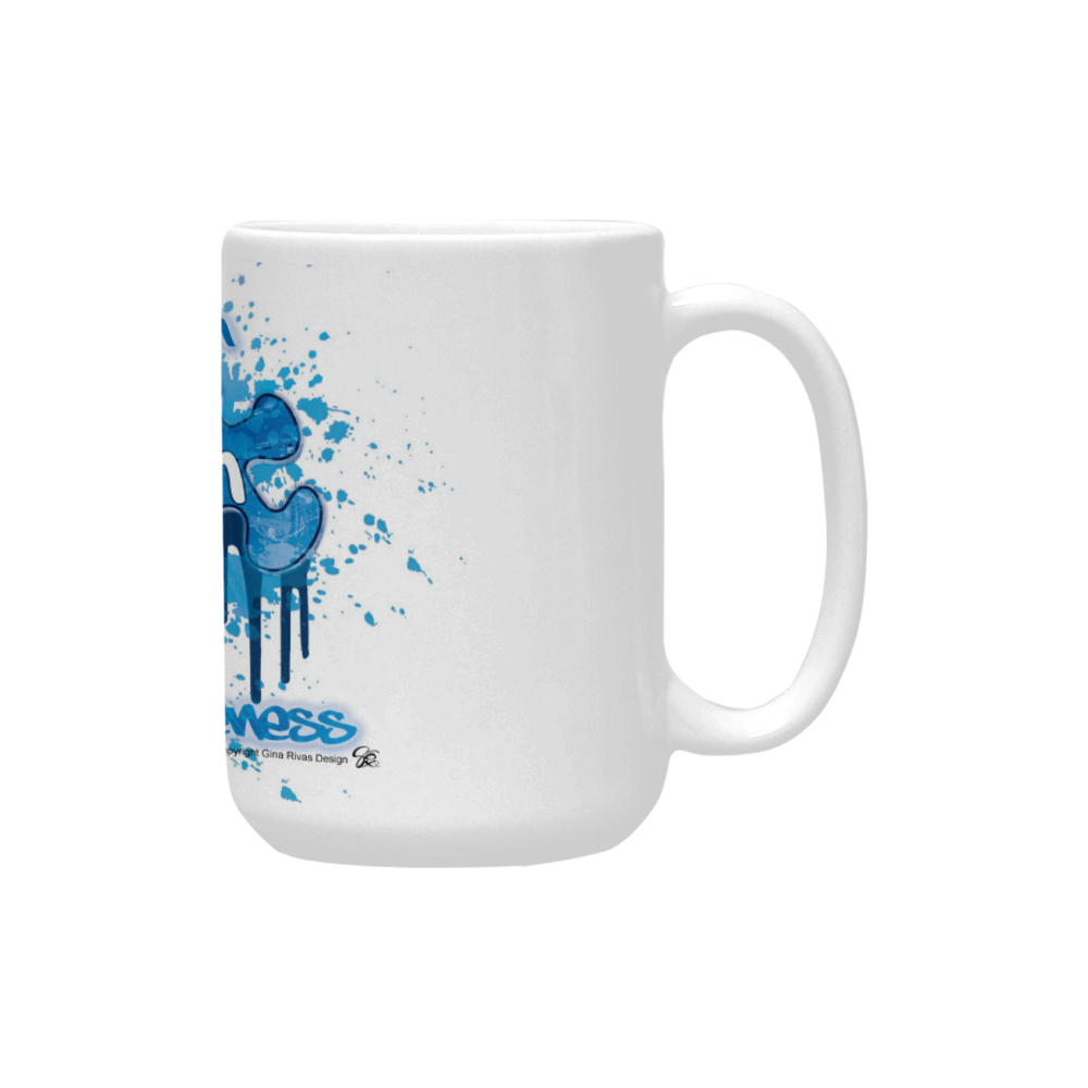 autism-mug Custom Ceramic Mug (15OZ)