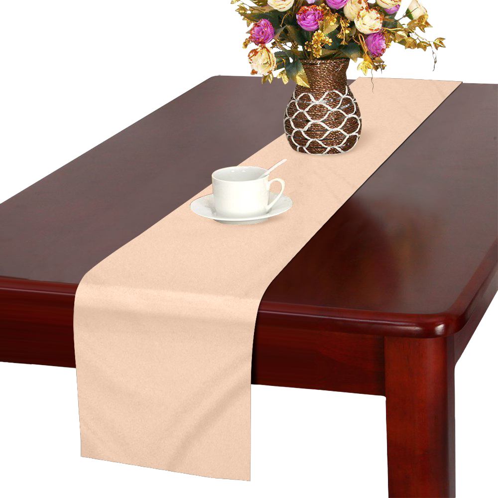 color apricot Table Runner 16x72 inch