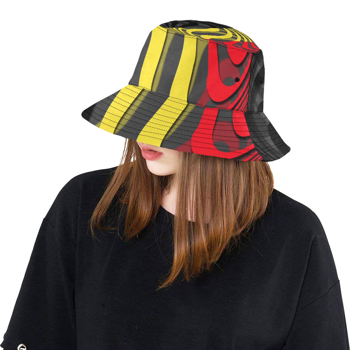 The Flag of Belgium All Over Print Bucket Hat