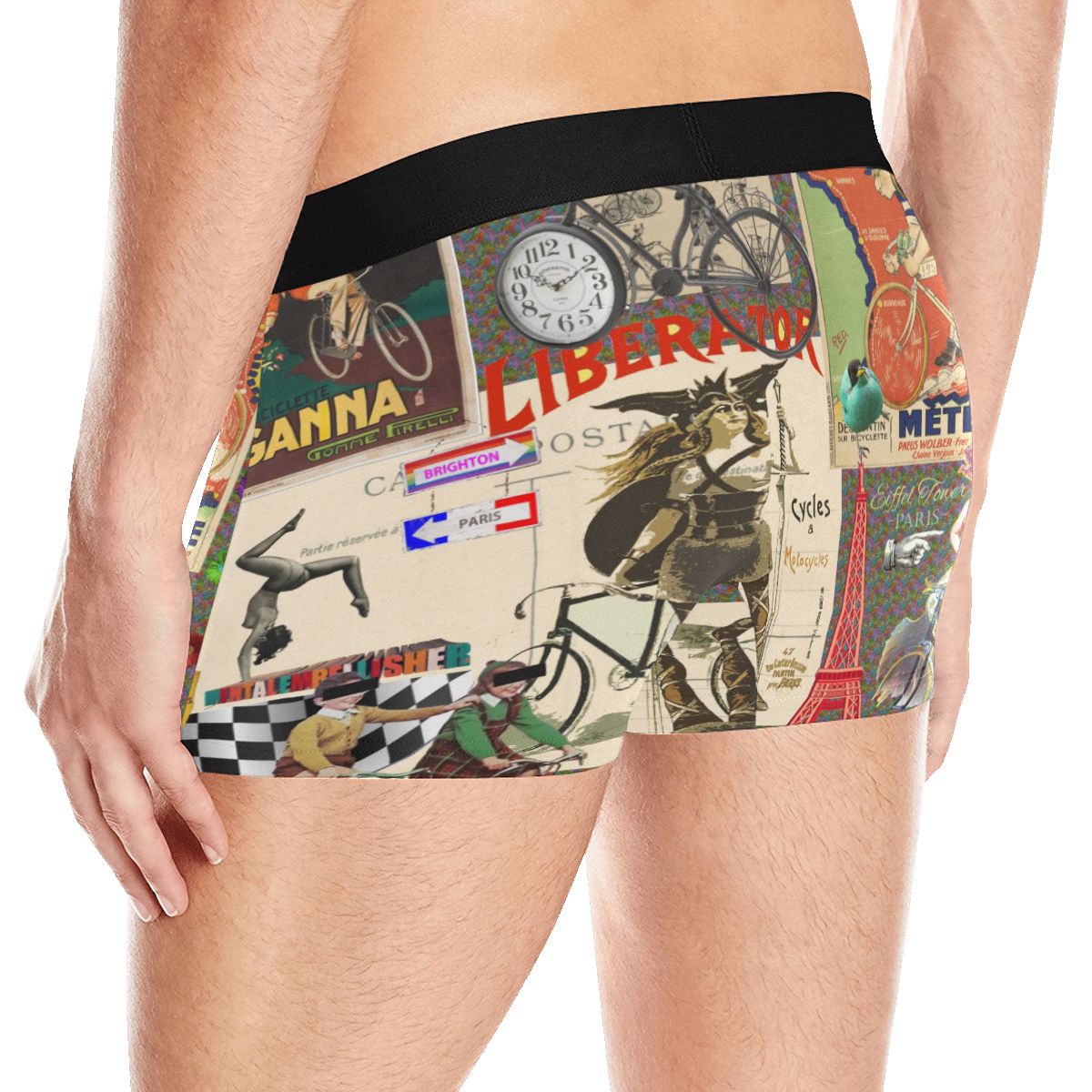 Ready for the Race Men's Boxer Briefs with Merged Design (Model  L10)
