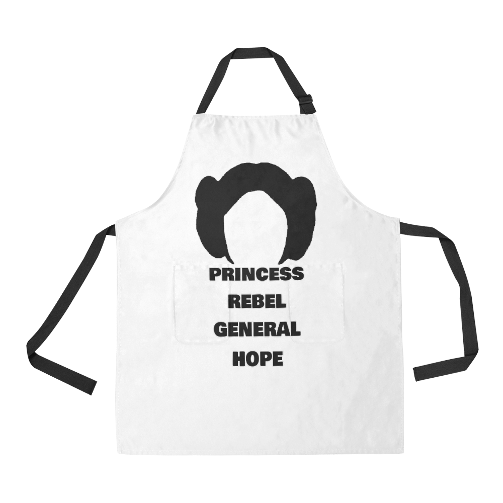 Leia - Rebel, Princess, General & Hope All Over Print Apron