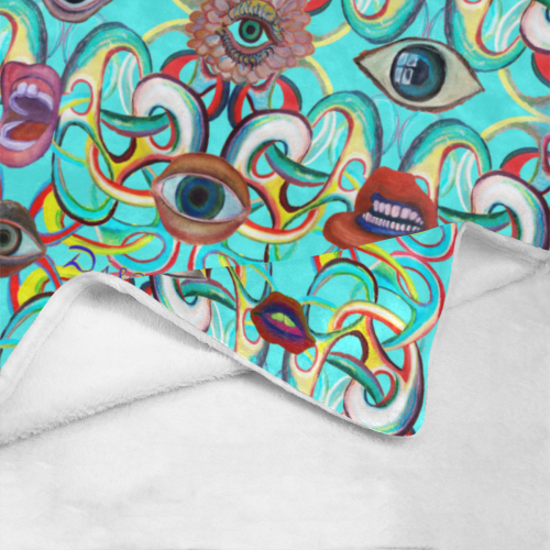 Graffiti-ojos-5 Ultra-Soft Micro Fleece Blanket 43''x56''