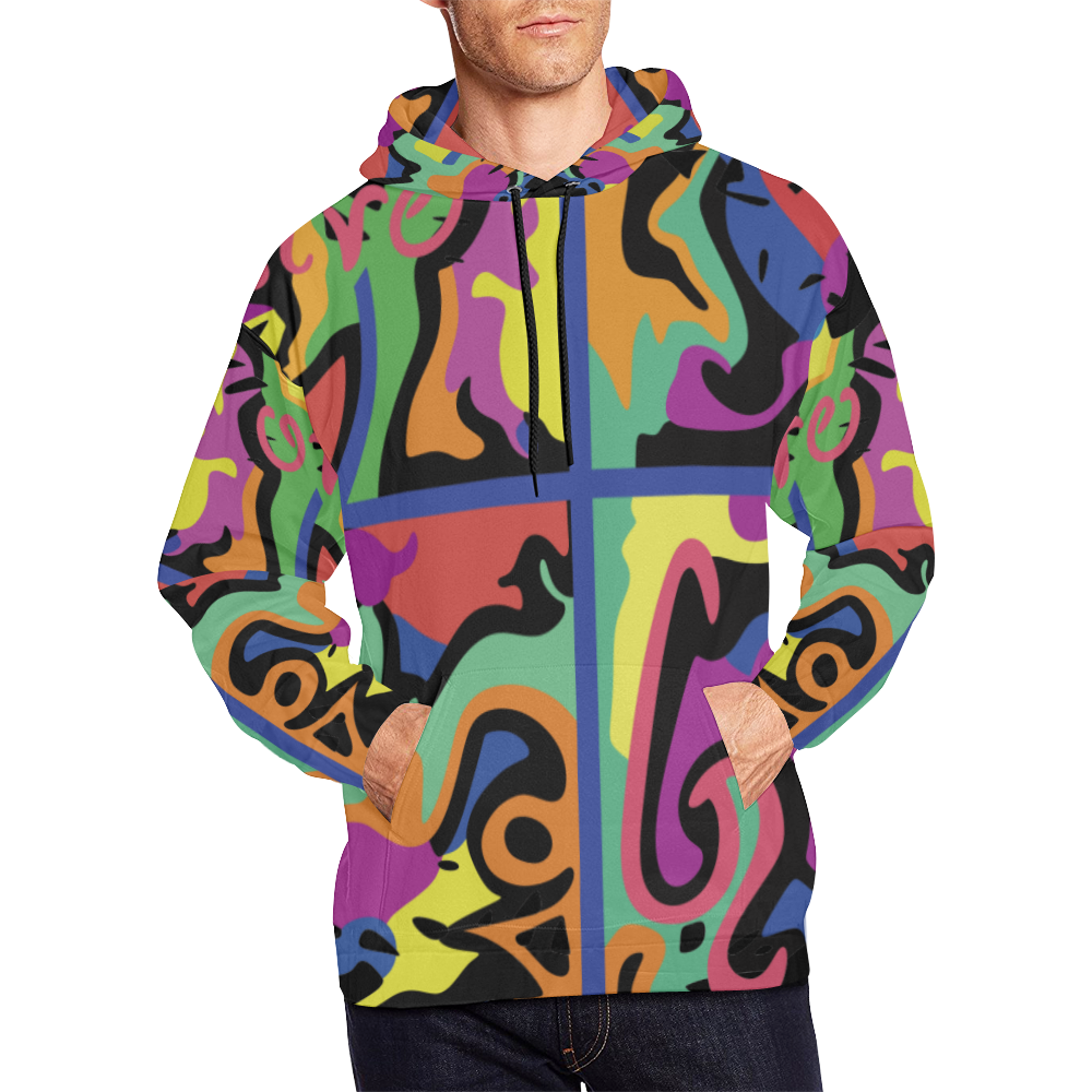 L4G Hoodie 4 Men All Over Print Hoodie for Men (USA Size) (Model H13)