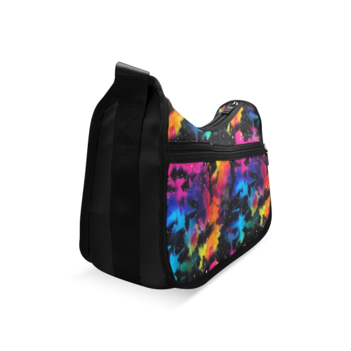 Tie Dye Rainbow Galaxy Crossbody Bags (Model 1616)