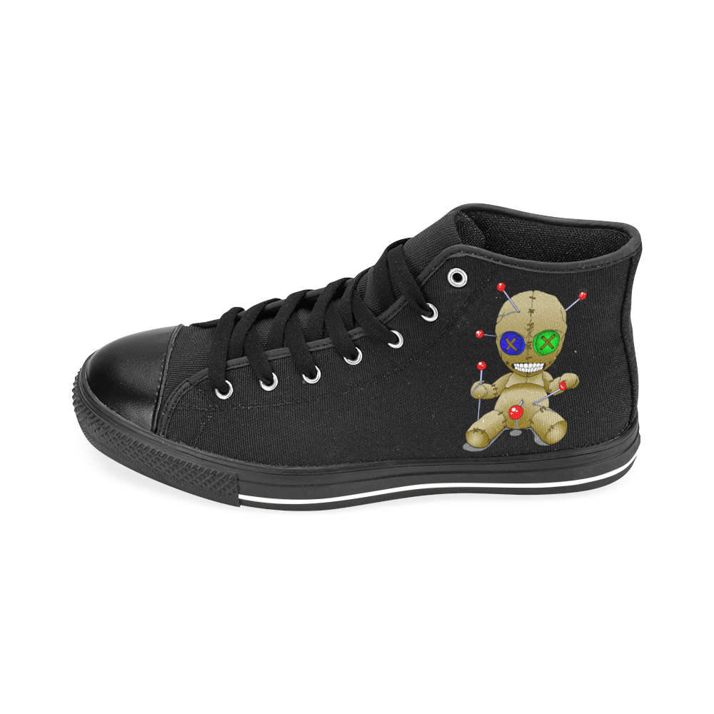 Voodoo doll sp Men’s Classic High Top Canvas Shoes /Large Size (Model 017)
