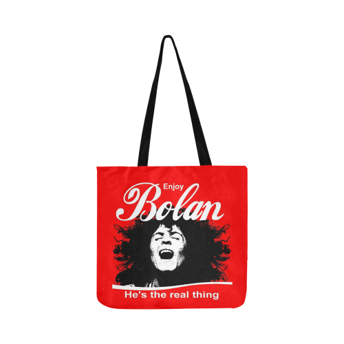 Marc Bolan T.Rex Double Design Bag 1 Reusable Shopping Bag Model 1660 (Two sides)