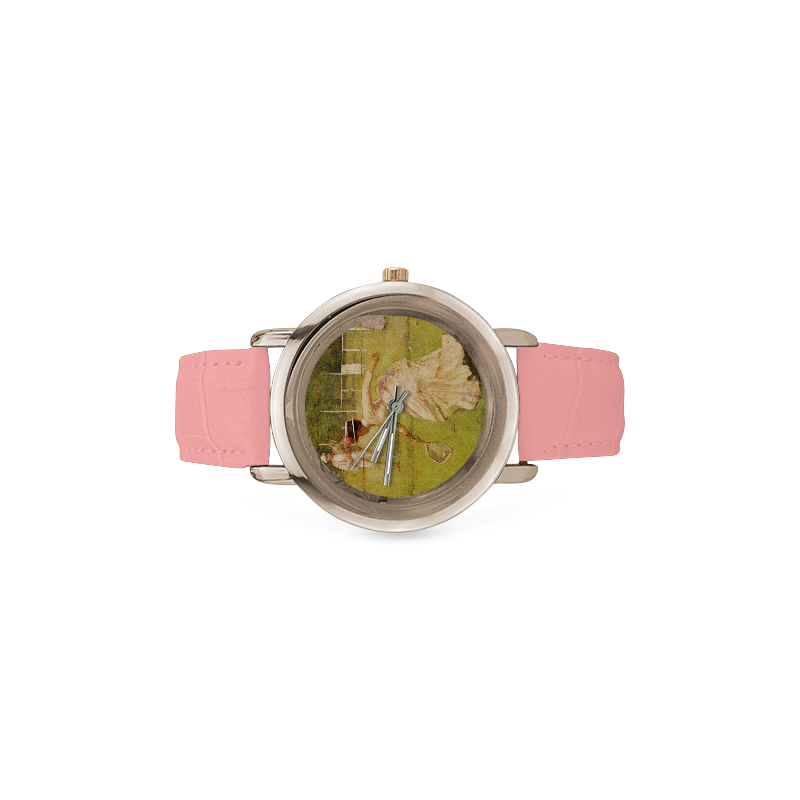 WEEKEND Women's Rose Gold Leather Strap Watch(Model 201)