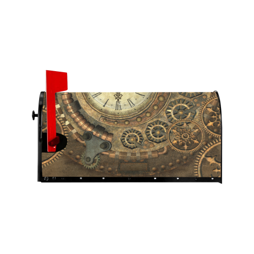 Steampunk, awesome clockwork Mailbox Cover