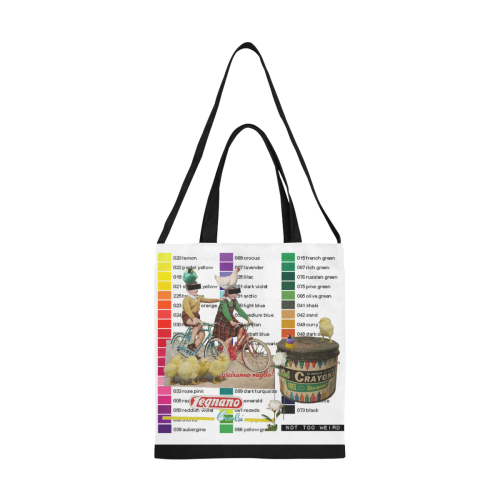Not Too Weird All Over Print Canvas Tote Bag/Medium (Model 1698)