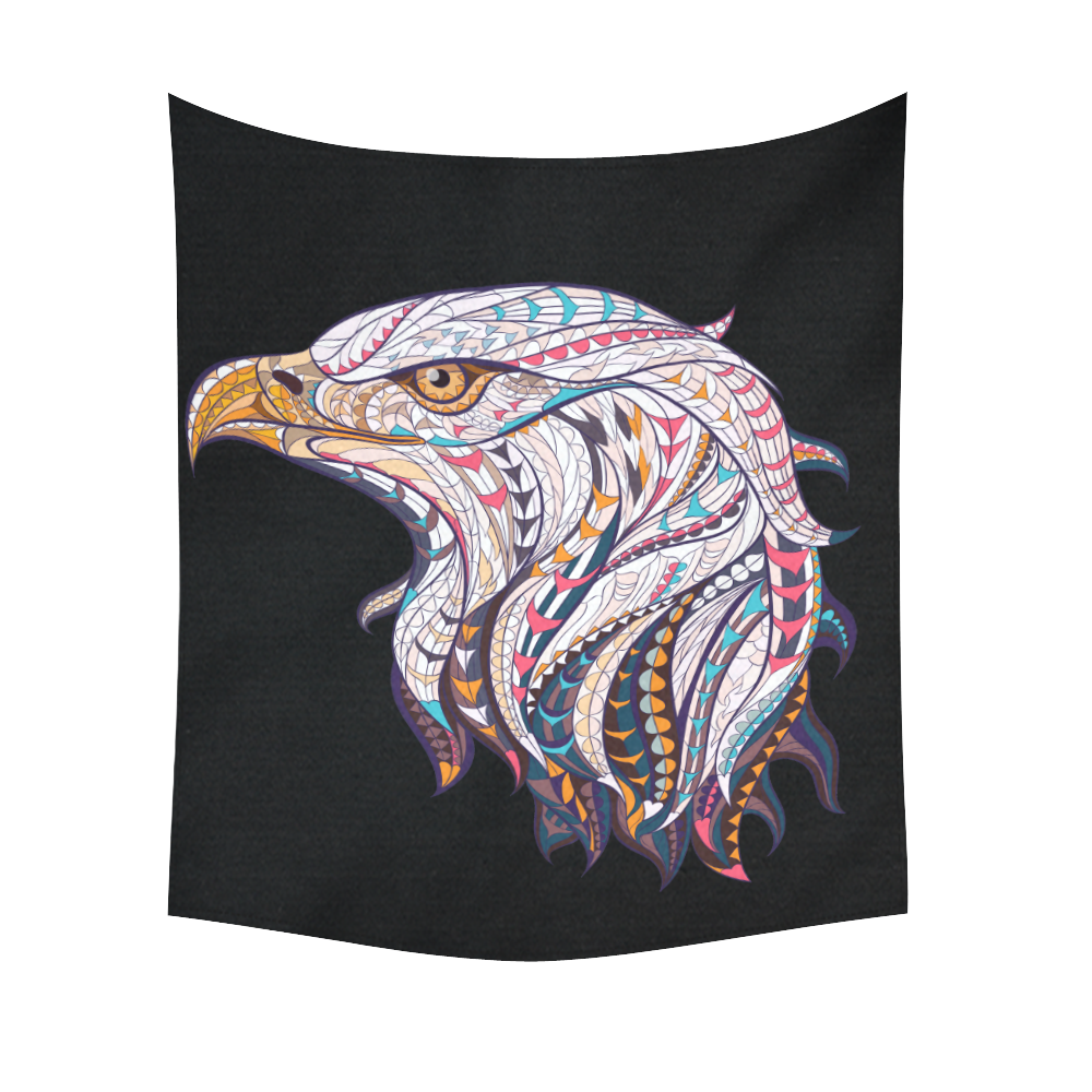 Colorful-Eagle-Design-2 Cotton Linen Wall Tapestry 51"x 60"