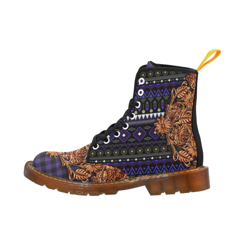 Southwest Bohemian Purple Martin Boots For Women Model 1203H