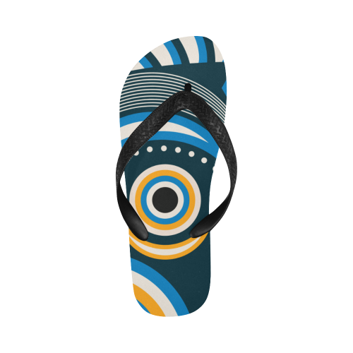 lulua tribal Flip Flops for Men/Women (Model 040)