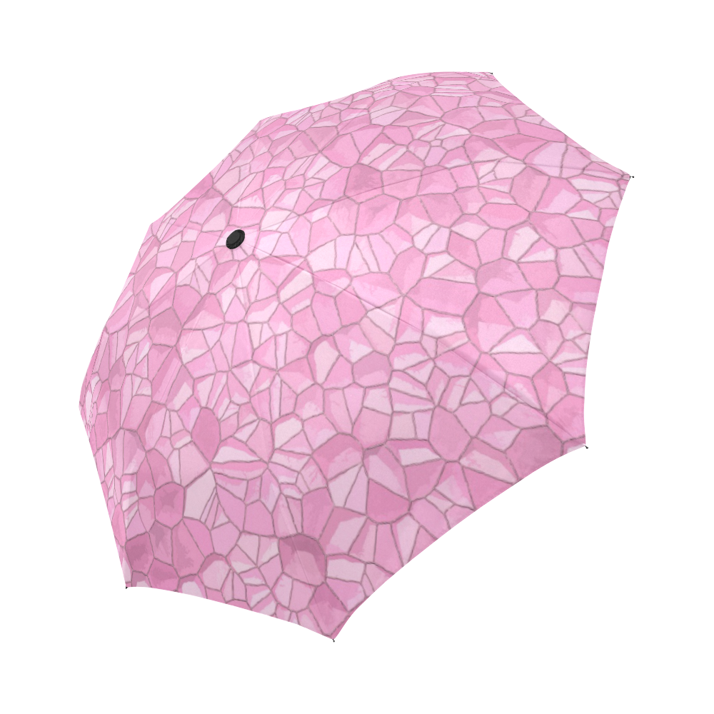 Pink Crystals Auto-Foldable Umbrella (Model U04)