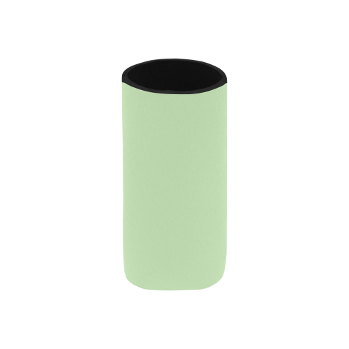 color tea green Neoprene Can Cooler 5" x 2.3" dia.