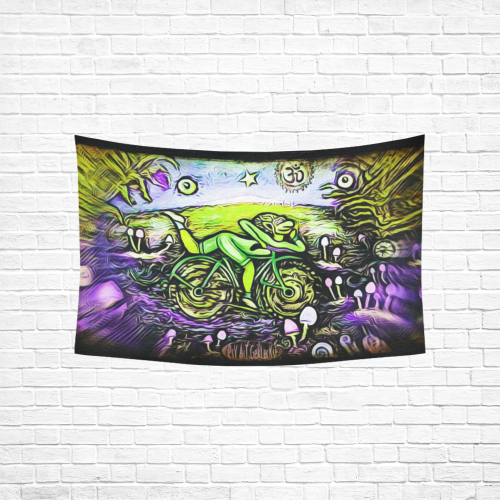 Im PsycycLe Forest Cotton Linen Wall Tapestry 60"x 40"