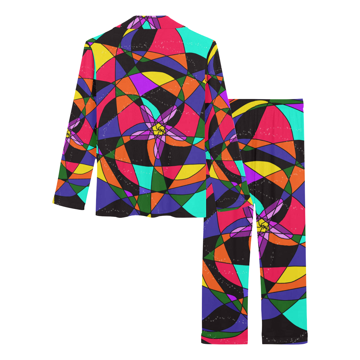 Abstract Design S 2020 Women's Long Pajama Set
