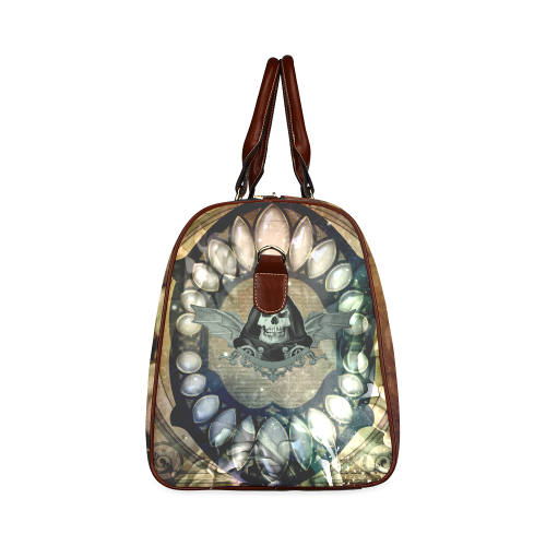 Awesome scary skull Waterproof Travel Bag/Small (Model 1639)