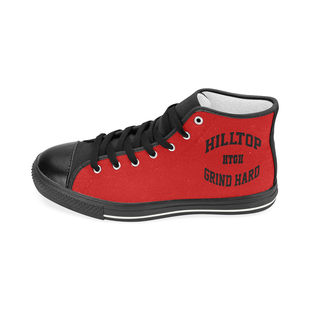 HillTop Grind Hard Men’s Classic High Top Canvas Shoes (Model 017)