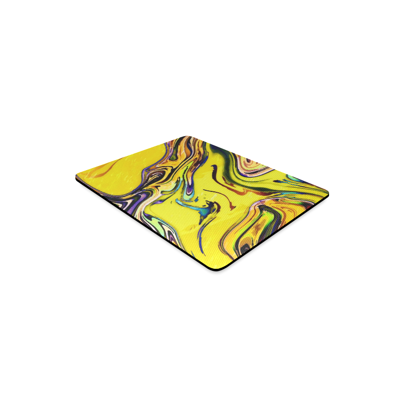 Yellow marble Rectangle Mousepad