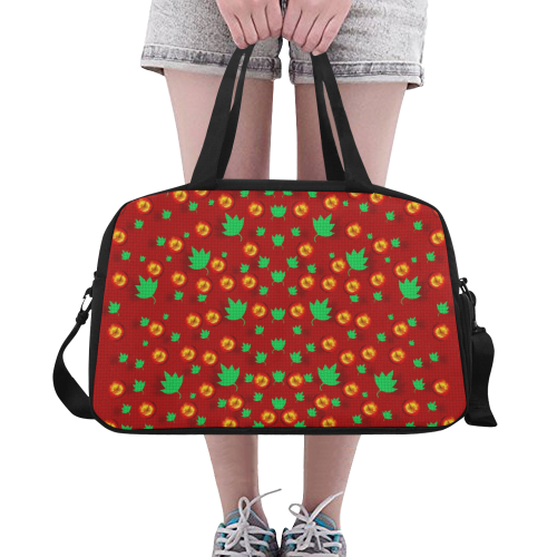 May be Christmas apples ornate Fitness Handbag (Model 1671)