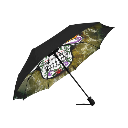skull20160405_by_JAMColors Anti-UV Auto-Foldable Umbrella (Underside Printing) (U06)