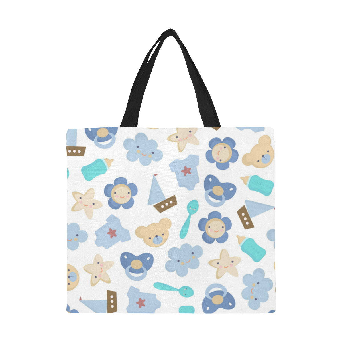 bb 3033 All Over Print Canvas Tote Bag/Large (Model 1699)