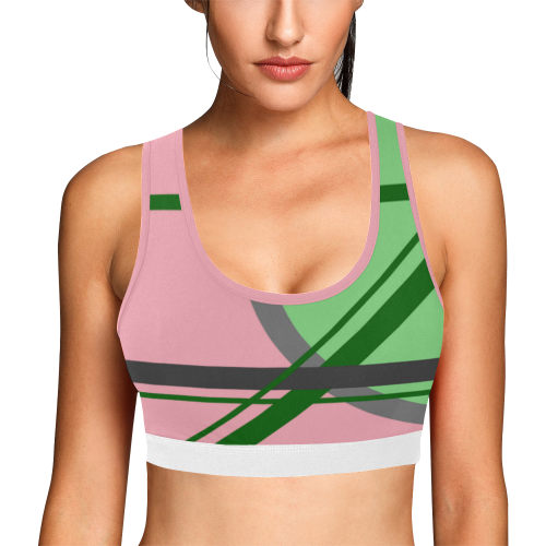 a game pnk Women's All Over Print Sports Bra (Model T52)