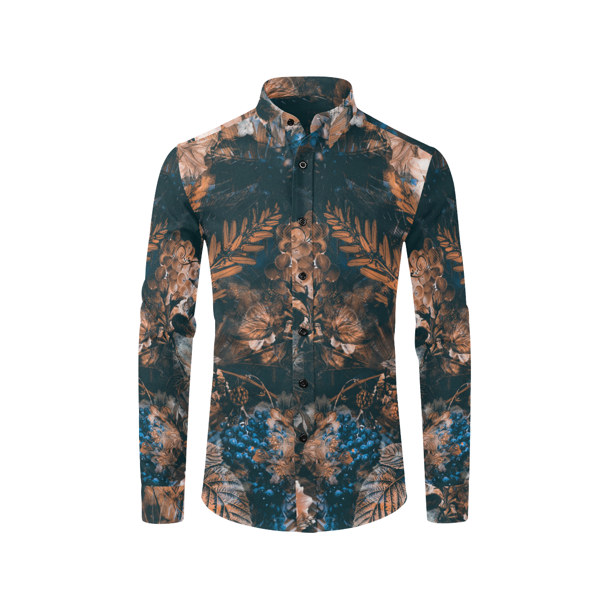 flowers #flowers #pattern Men's All Over Print Casual Dress Shirt (Model T61)