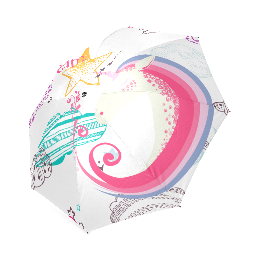 Unicorn Dream Foldable Umbrella (Model U01)