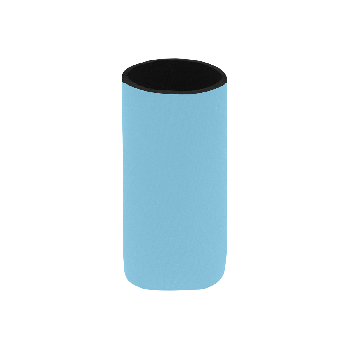 color baby blue Neoprene Can Cooler 5" x 2.3" dia.