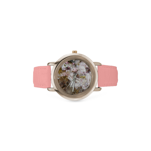 SISTERS Women's Rose Gold Leather Strap Watch(Model 201)