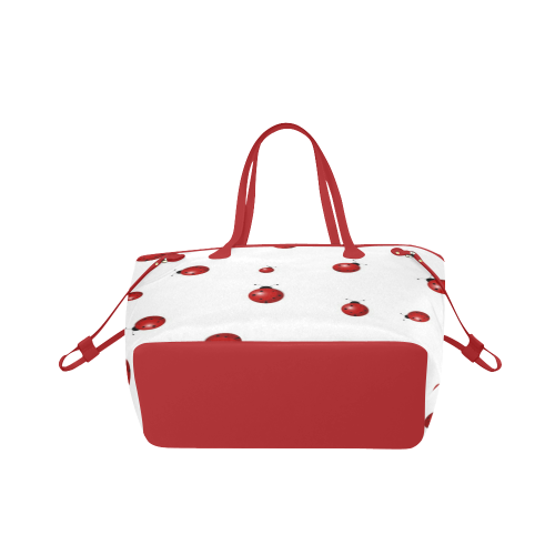Ladybugs Clover Canvas Tote Bag (Model 1661)