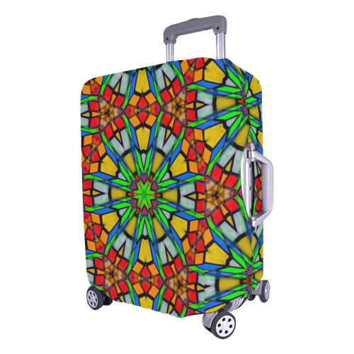 Kaleido Fun 30 by JamColors Luggage Cover/Large 26"-28"