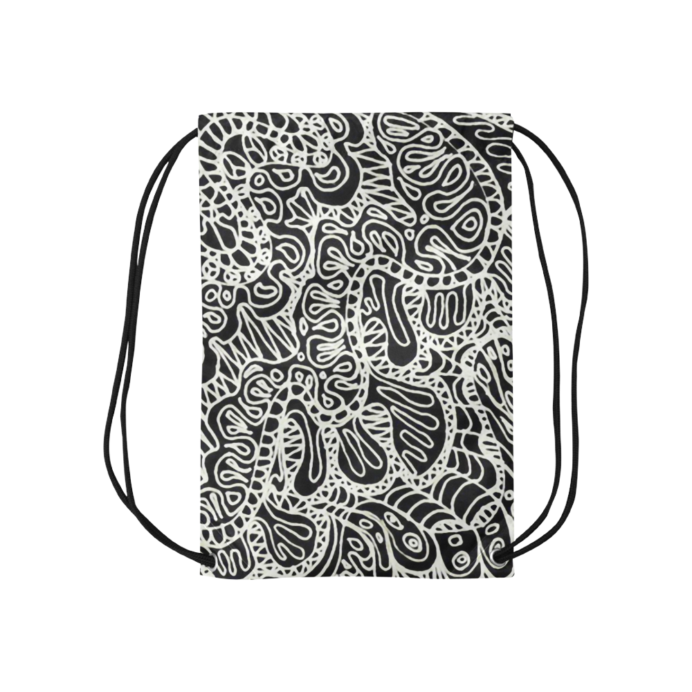 Doodle Style G361 Small Drawstring Bag Model 1604 (Twin Sides) 11"(W) * 17.7"(H)
