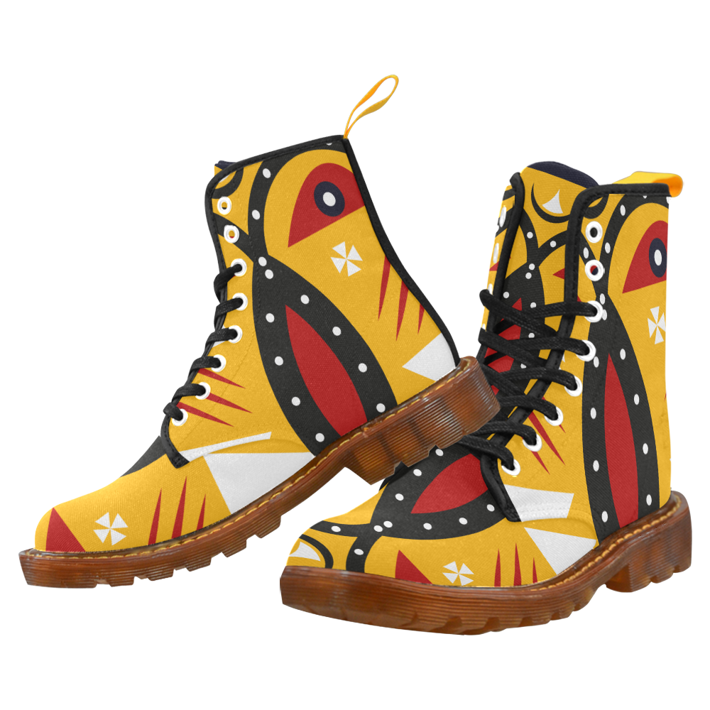 kuba tribal Martin Boots For Men Model 1203H