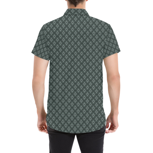 Model #48c| Men's All Over Print Short Sleeve Shirt (Model T53)