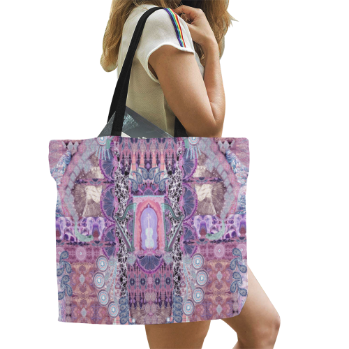 1572 All Over Print Canvas Tote Bag/Large (Model 1699)