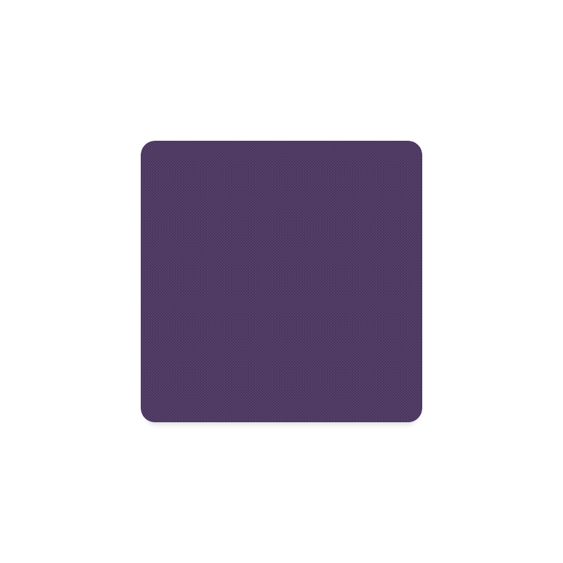 color Russian violet Square Coaster
