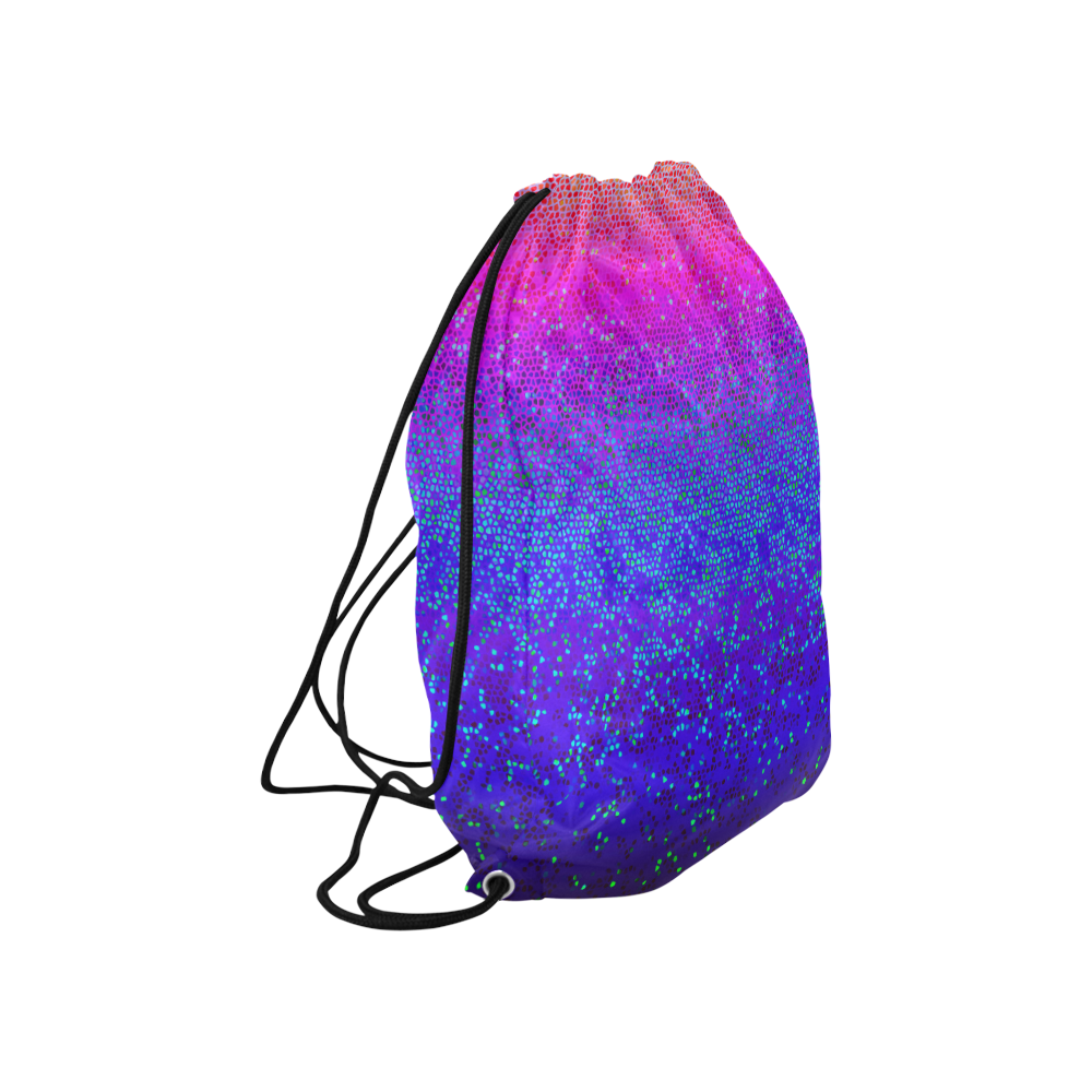 Glitter Star Dust G248 Large Drawstring Bag Model 1604 (Twin Sides)  16.5"(W) * 19.3"(H)